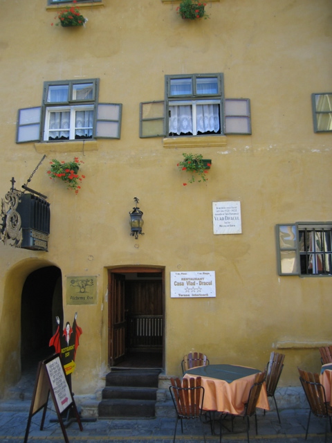 The birthplace of Vlad Tepes (Dracula).