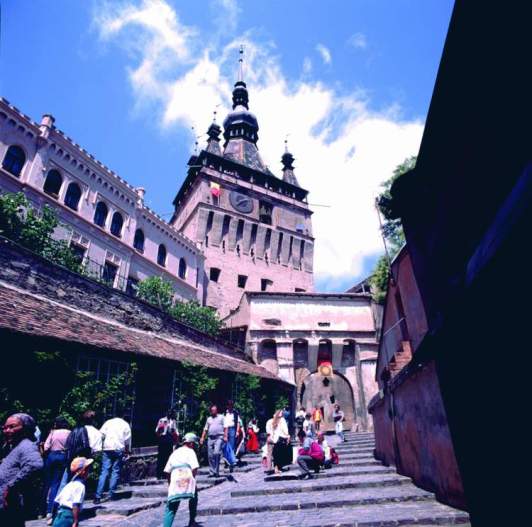 The Clock Tower from inside the citadel