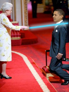 queen elizabeth knights obama