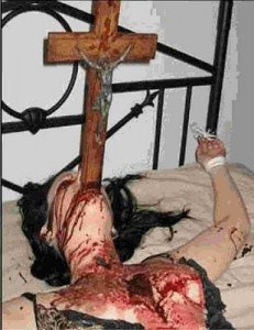 Christian Murdered In Egypt By Muslim Brotherhood Using A Corpus Crucifix.