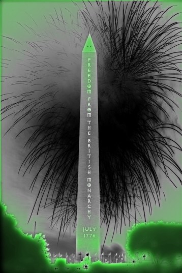 declaration of independence neon glow