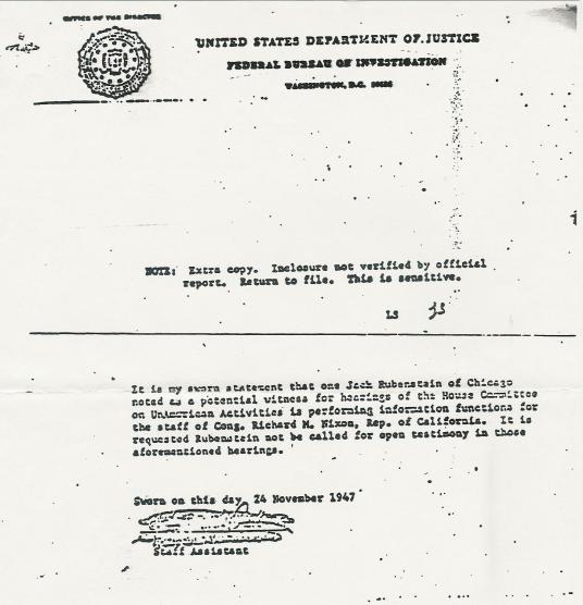 Jack Ruby murderer of Lee Harvey Oswald. Richard Nixon