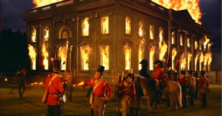 BURNING OF THE WHITE HOUSE BY THE BRITISH IN 1814