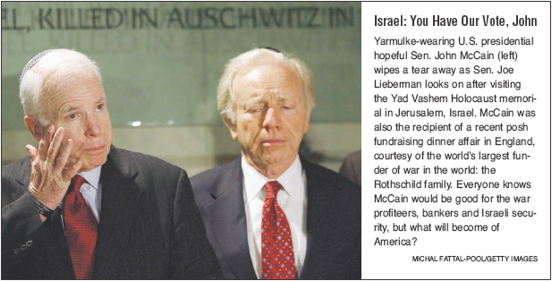 Rothschild Operative John McCain