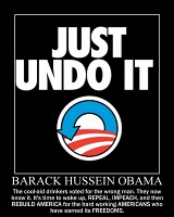 just undo it barack hussein obama president of the united states of america www.motivationalpostersonline.blogspot.com