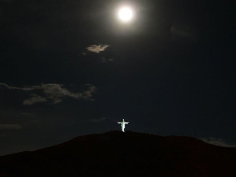 El Cristo de la Concordia statue in Cochabamba, Bolivia