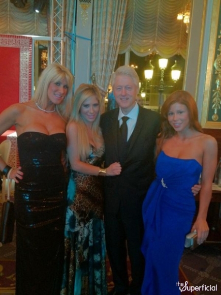 Bill Clinton Posing With Porn Stars.