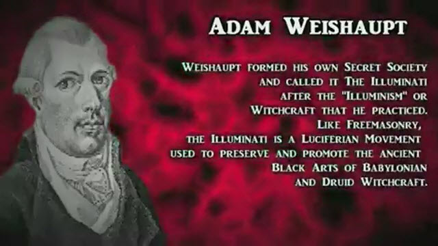Adam Weishaupt Luciferian Illuminatit