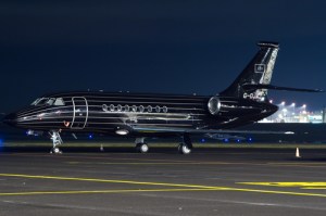 Jón Ásgeir Jóhannesson's pinned strip private jet.