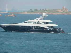 Jón Ásgeir Jóhannesson's private yacht.