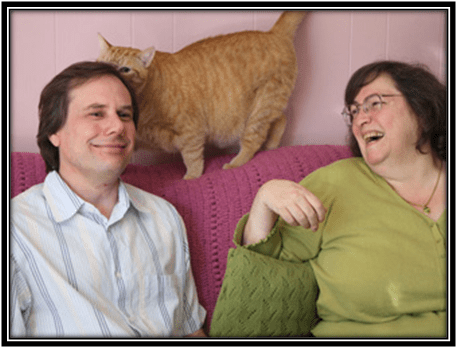 This Is Snopes: Mom & Pop Shop = David and Barbara Mikkelson With Cat. George Soros and Leftists Fund it.