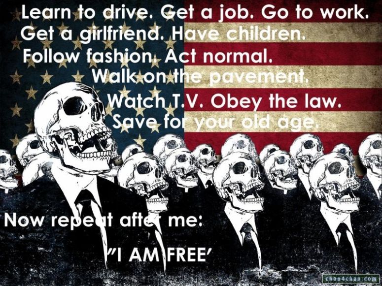 i-am-free-skulls-flag-america-drive-job-work-girlfriend-children-fashion-normal-pavement-tv-obey-law-save-repeat-after-me