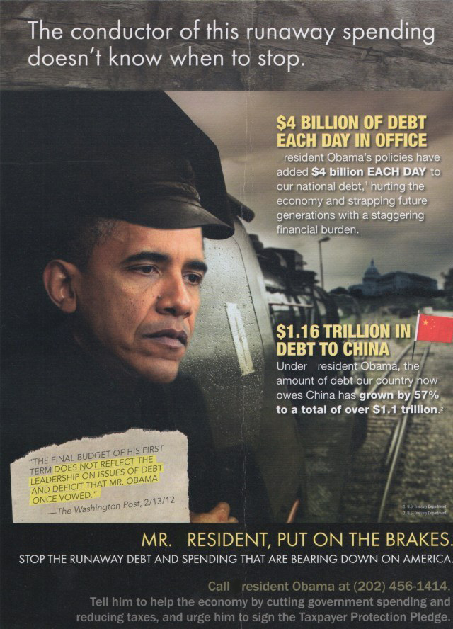 obama debt train