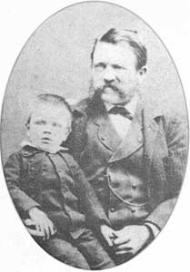 Young Adolph With Father Alois Schicklgruber (1837-1903).