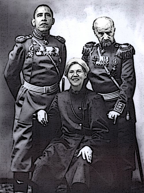 Piece Of Shit Rothschild Czar Elizabeth Warren. Injected To Ultimately Stall Out The Glass Steagall Act.