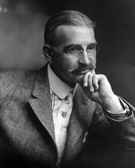 L. Frank Baum 1911 Author Of The Wizard Of Oz. Dorothy's Slippers Were Originally Silver & Follow The Gold Brick Road.