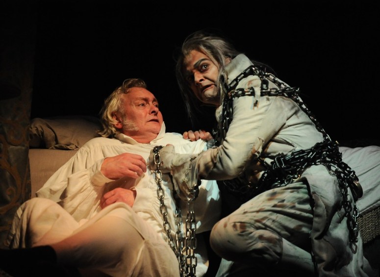 Ebenezer Scrooge Visited By His Dead Partner Jacob Marley