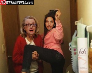 Hillary & Playmate Huma Abedin