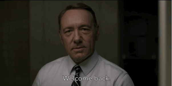 welcome back gif