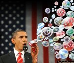 Bubbles Obama Media