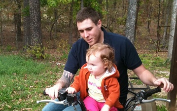 Henry Goedrich Magee with daughter.