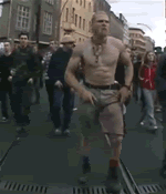 techno-viking gif dance