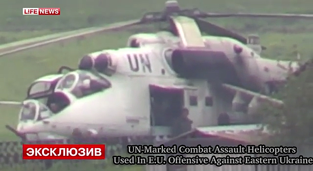 U.N. Ukraine Helicopter