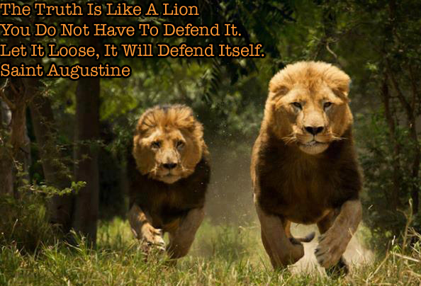Lion Truth Augustine