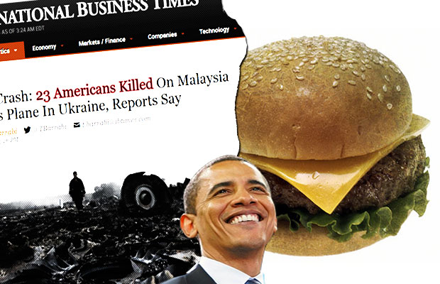 OBAMA BURGER PHOTO OP