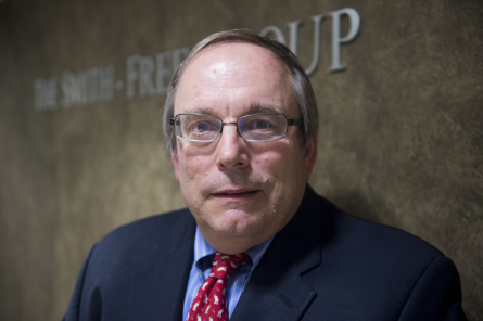 APRIL 9: Phil Kiko poses in the lobby of the Smith-Free Group on Tuesday, April 9, 2013. (Photo By Bill Clark/CQ Roll Call)