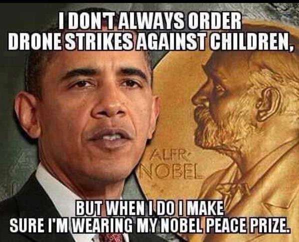 obama drone nobel