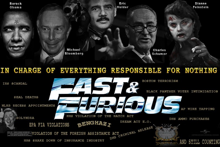 FAST FURIOUS GUN REPOSNSIBLE NOTHING