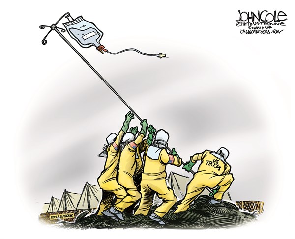 ebola troops