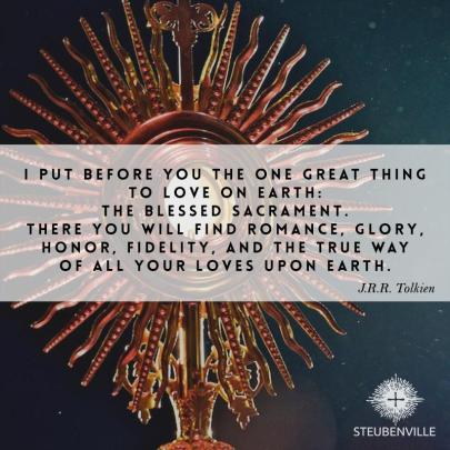 J.R. Tolkein Blessed Sacrament Host