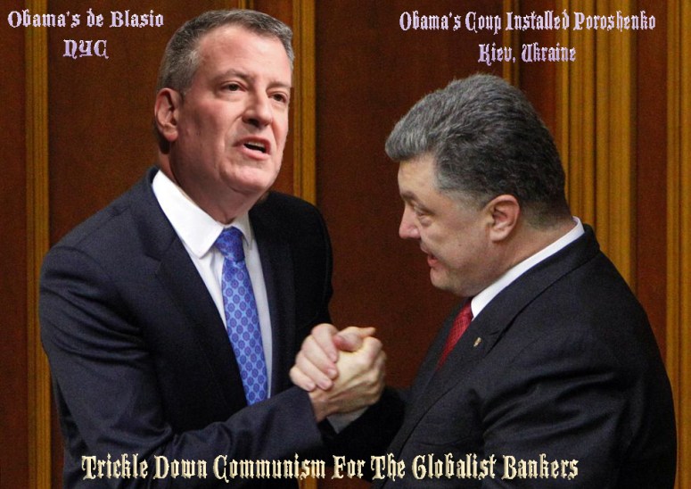 de blasio poroshenko