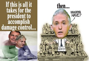 BOEHNER GOWDY beer damage control