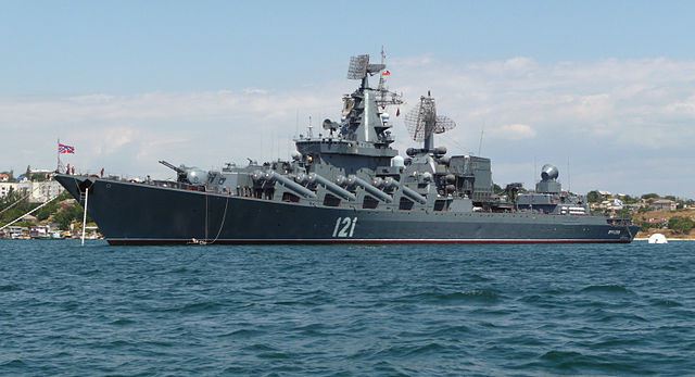 Russia Guided Missile Cruiser 'Moscow'