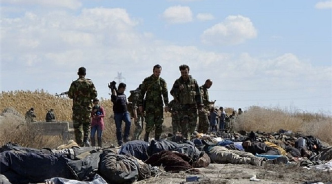 ISIS Terrorists Killed in Deir Ezzur, Syria.