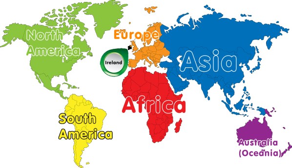 Ireland World Map