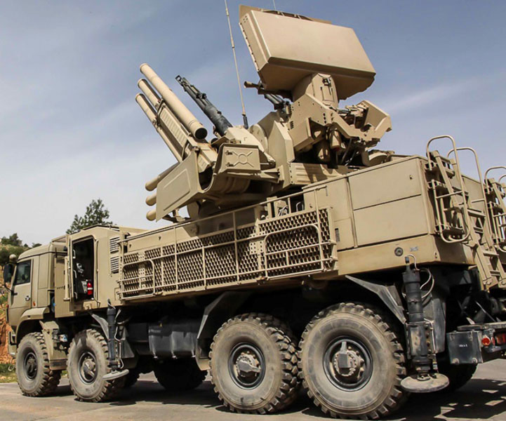 Pantsir-S1 Russia, Syria, Israel