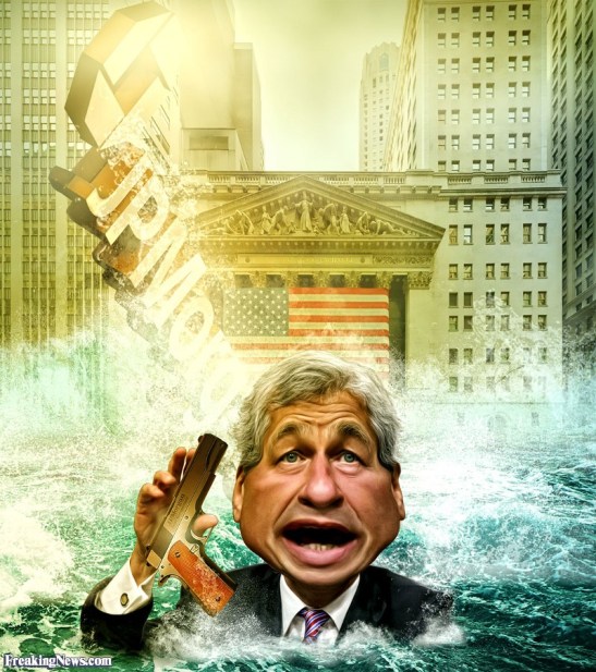 Jamie Dimon Takes A Bath